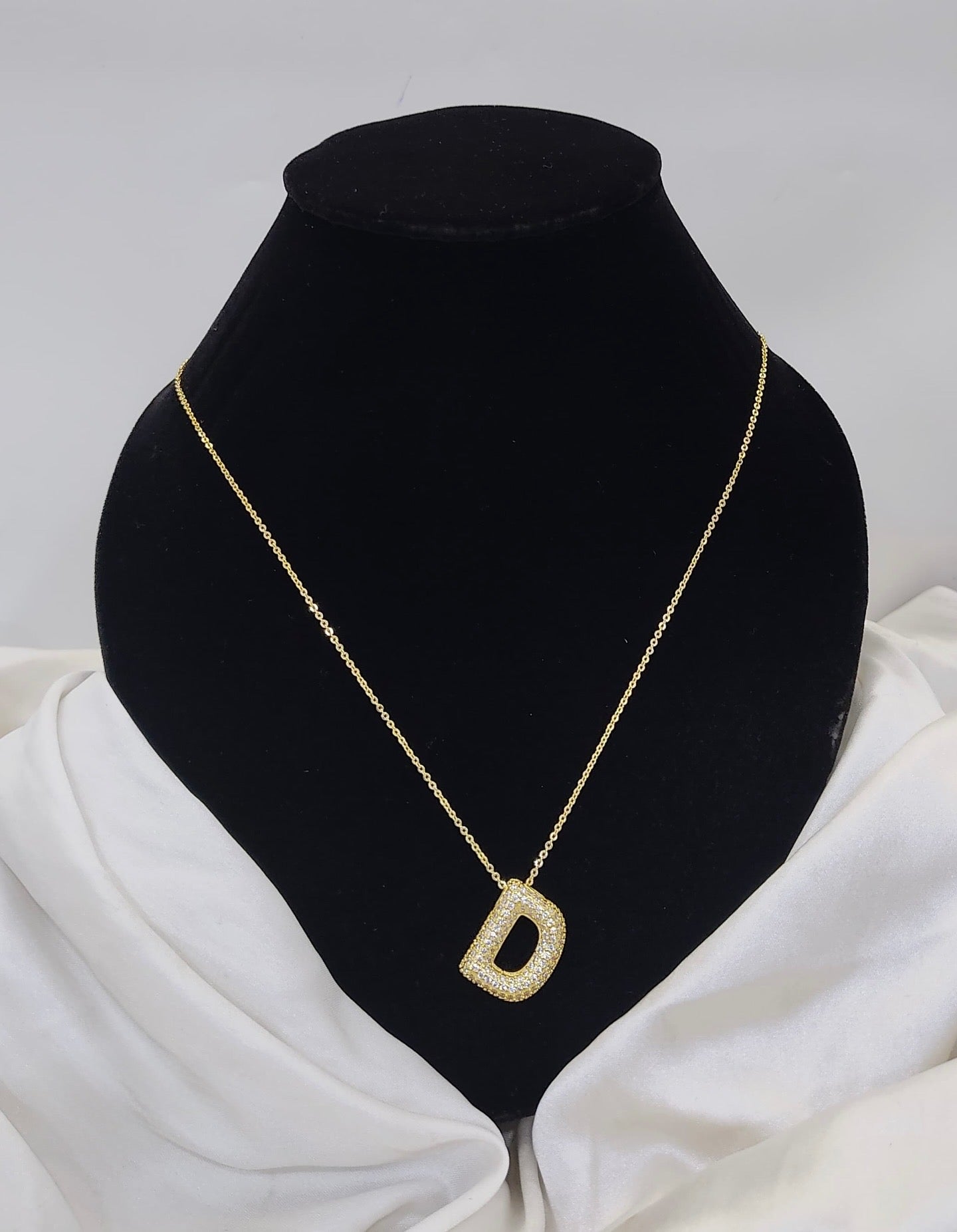 Custom Letter Pendant – 18K Gold Plated, Anti-Tarnish | Aarina Jewellery