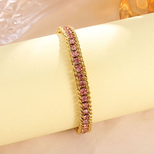 ROSE tennis Bracelet