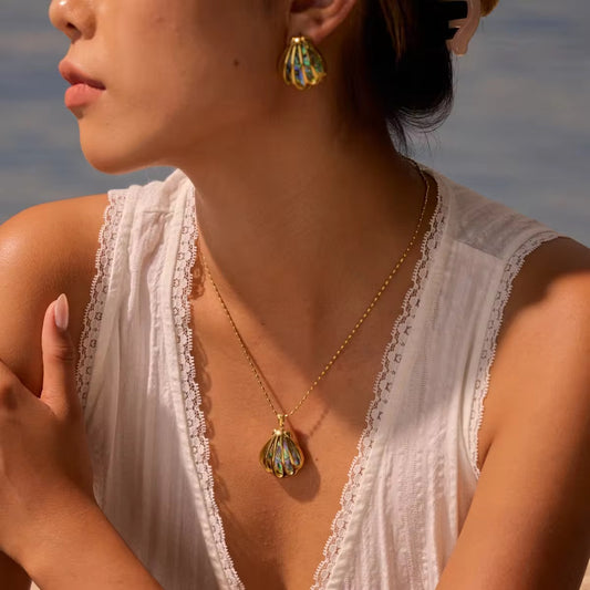 Aqua Earrings