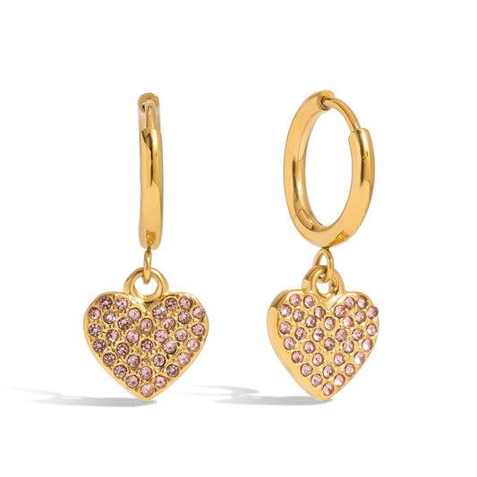 Kimaya Heart Earrings