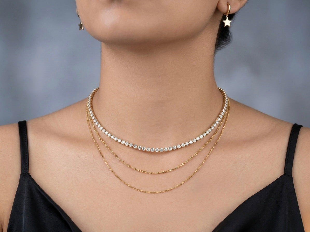 The 2-in-1 Bracelet & Necklace Tennis Wrap