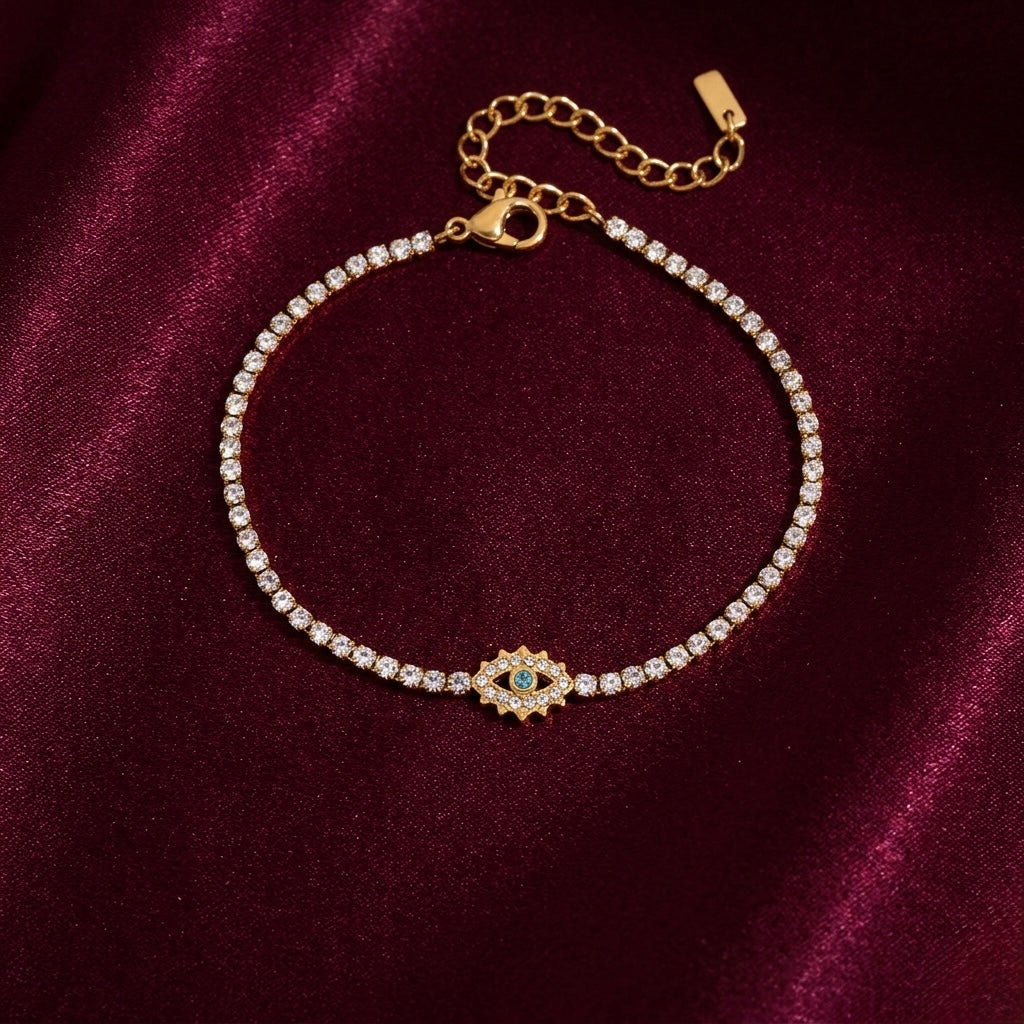 Evil Eye Tennis Bracelet