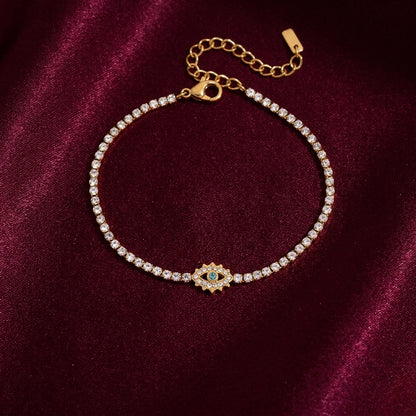 Evil Eye Tennis Bracelet