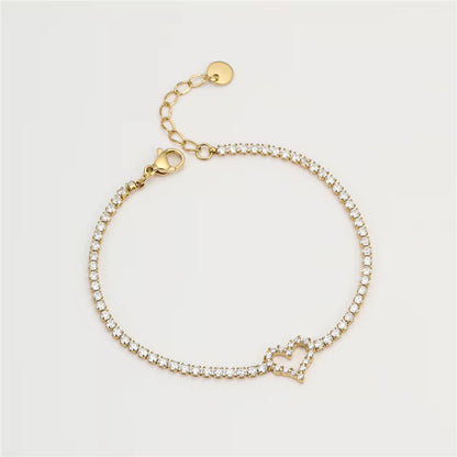Ray Solitaire Bracelet