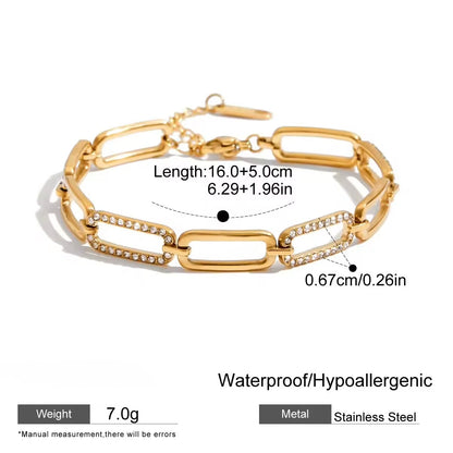 Aarina Heart Charm Hand Harness Bracelet