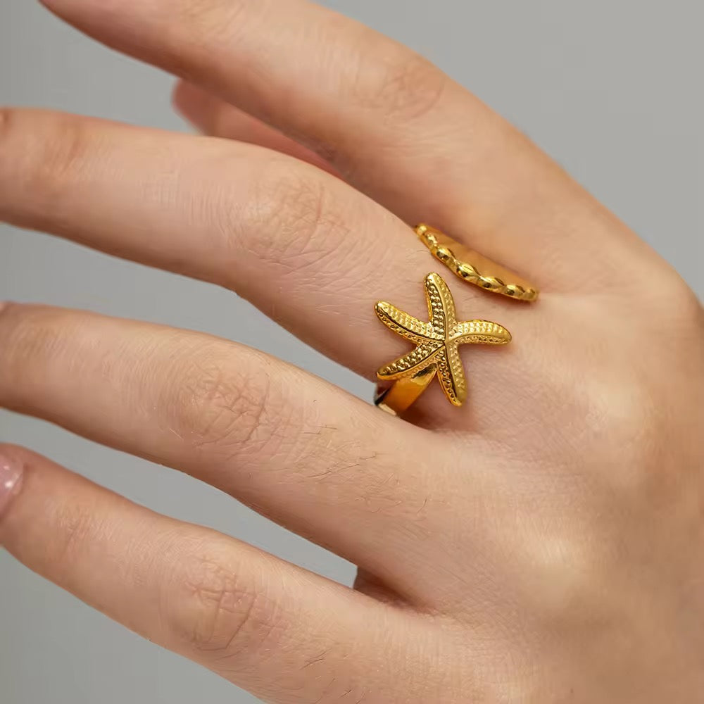 "Ocean Twin Ring by Aarina Jewellery "