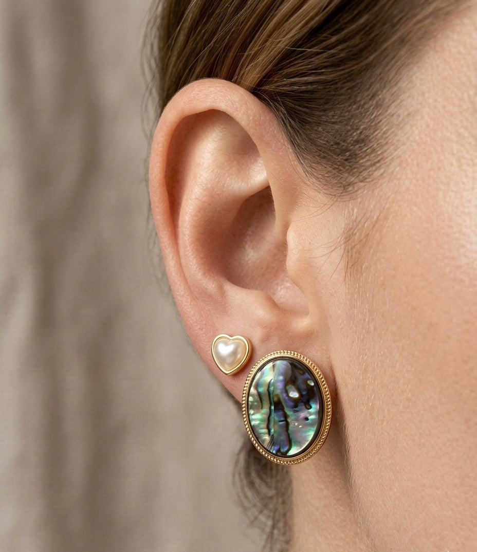 Abalone Stud Earrings