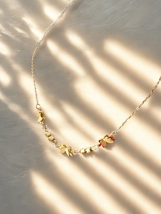 Butterfly Charm 18K Gold Plated Pendant Necklace – Waterproof & Anti-Tarnish | Aarina Jewellery