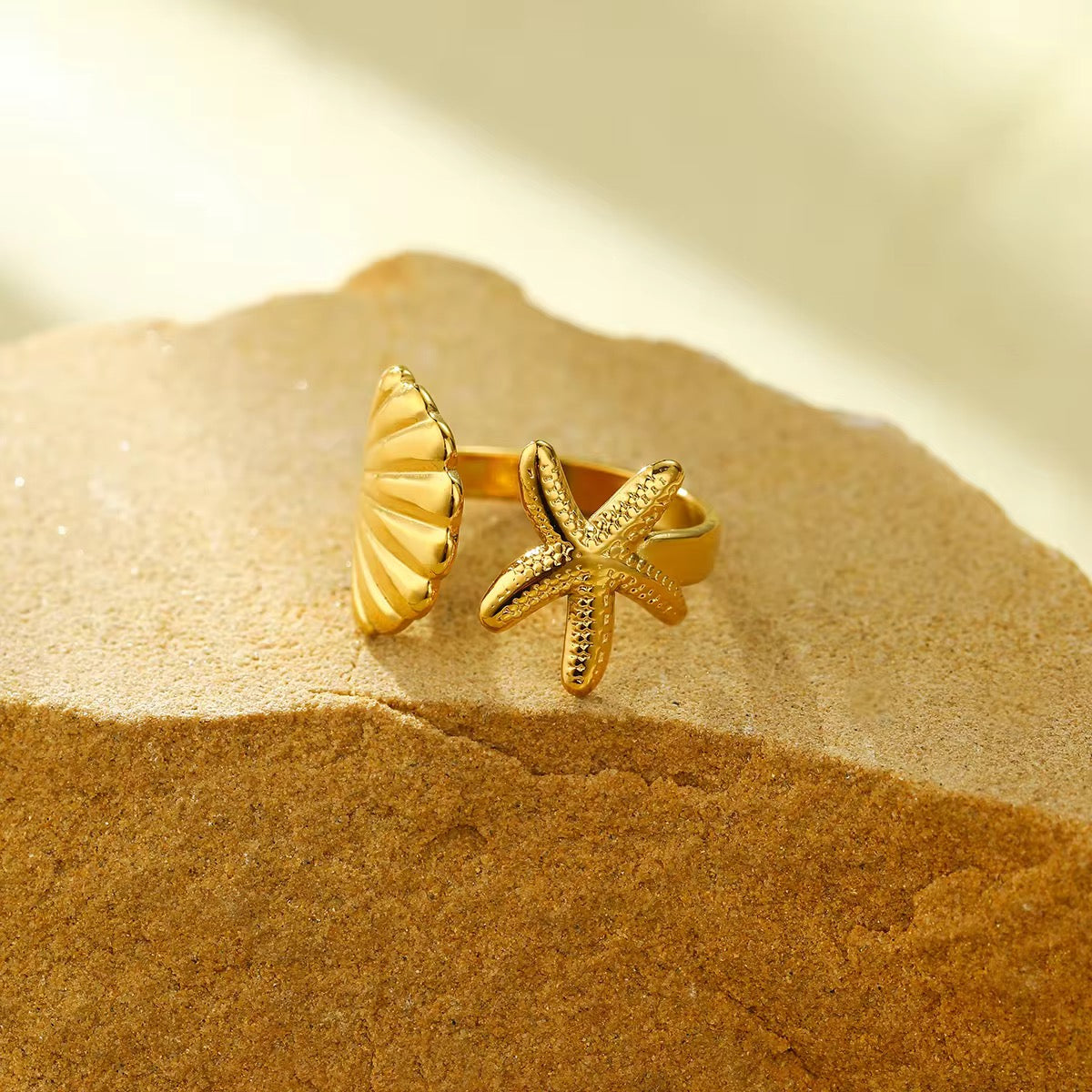 "Ocean Twin Ring by Aarina Jewellery "