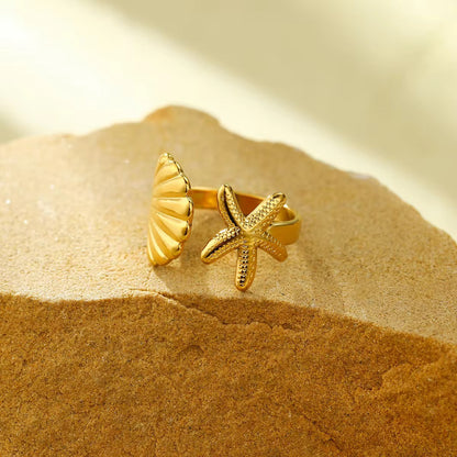 "Ocean Twin Ring by Aarina Jewellery "
