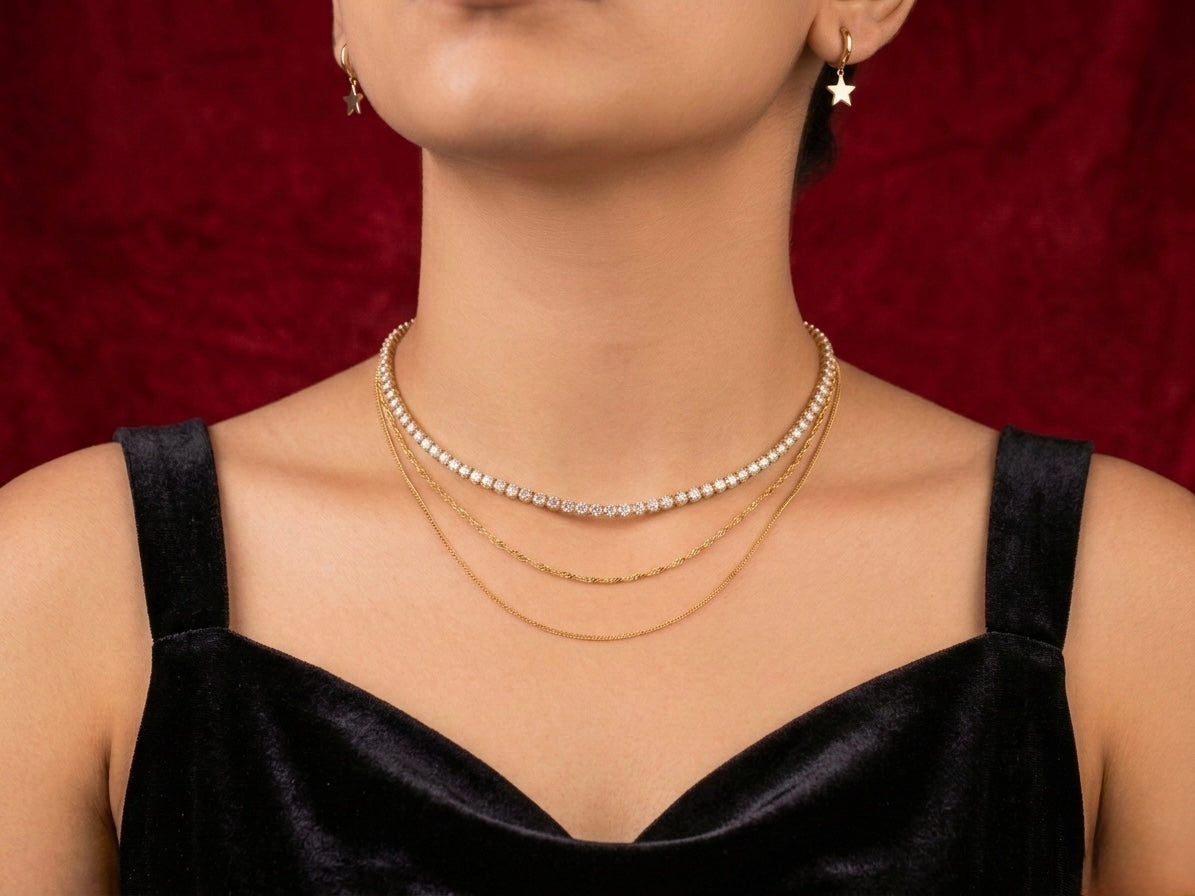 The 2-in-1 Bracelet & Necklace Tennis Wrap