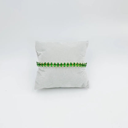 Daisy Green Tennis Bracelet