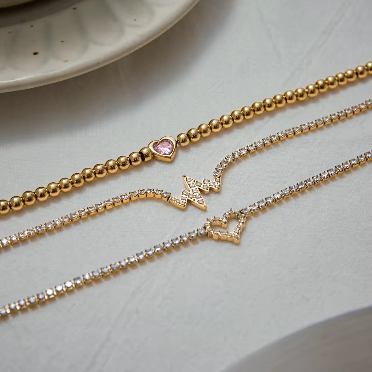 Ray Solitaire Bracelet