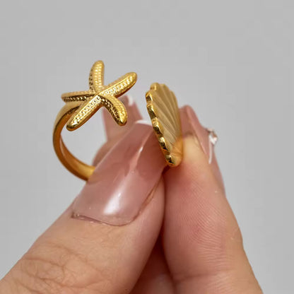 "Ocean Twin Ring by Aarina Jewellery "