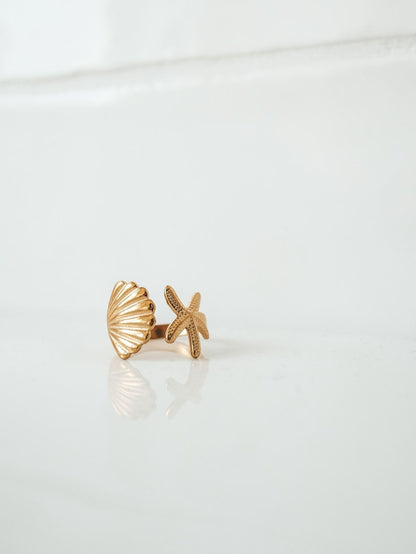 "Ocean Twin Ring by Aarina Jewellery "