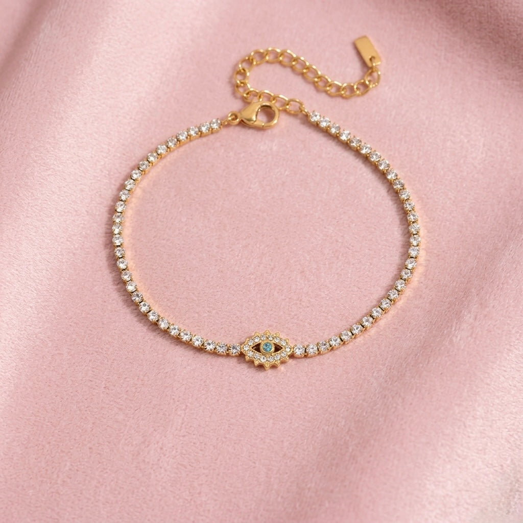 Evil Eye Tennis Bracelet