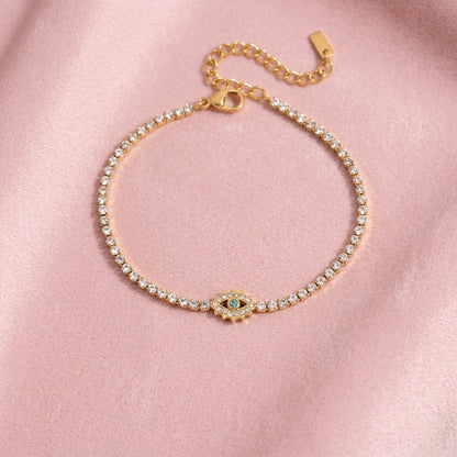 Evil Eye Tennis Bracelet
