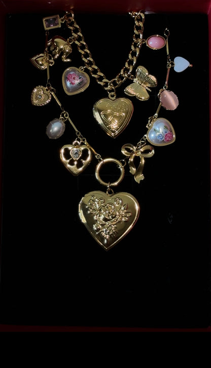 Eternal Charms Locket Necklace  – 18K Gold Plated