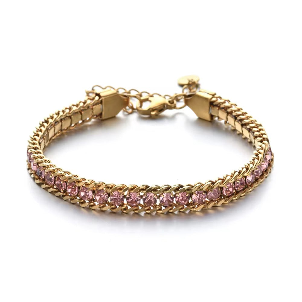 ROSE tennis Bracelet
