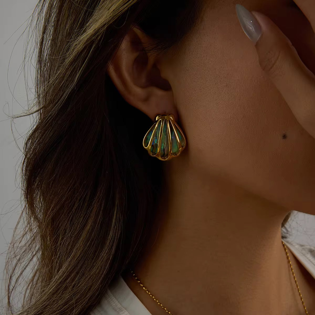Aqua Earrings