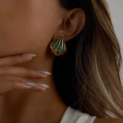 Aqua Earrings