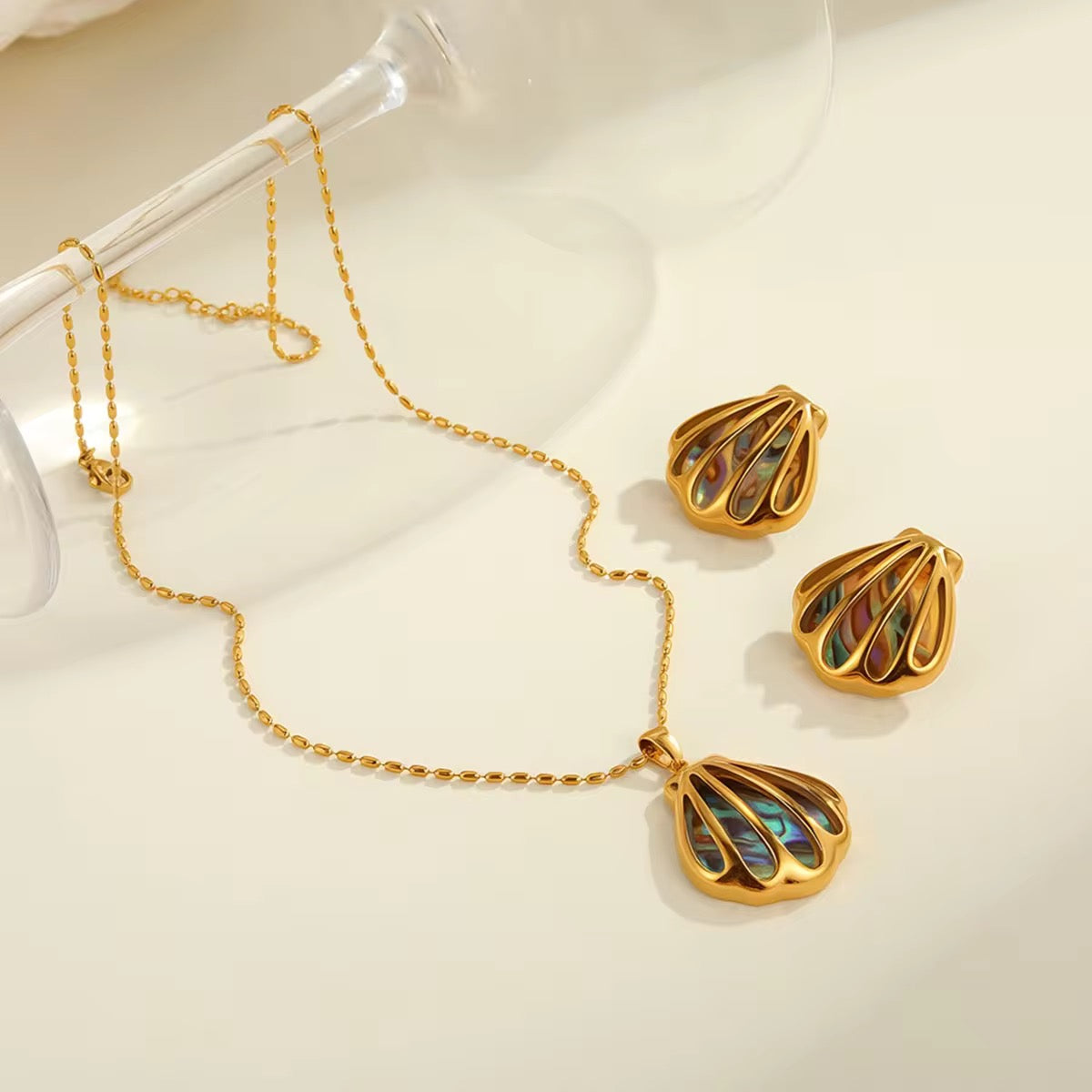 Aqua Earrings