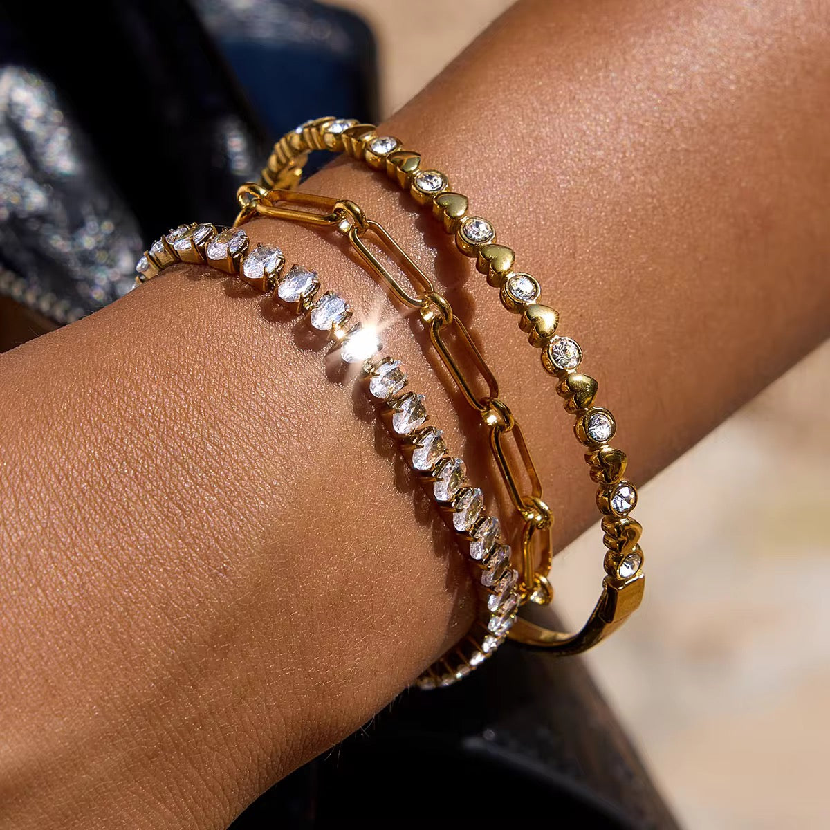 Jia  Paperclip  Bracelet