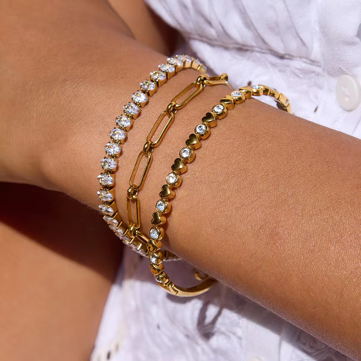Jia  Paperclip  Bracelet