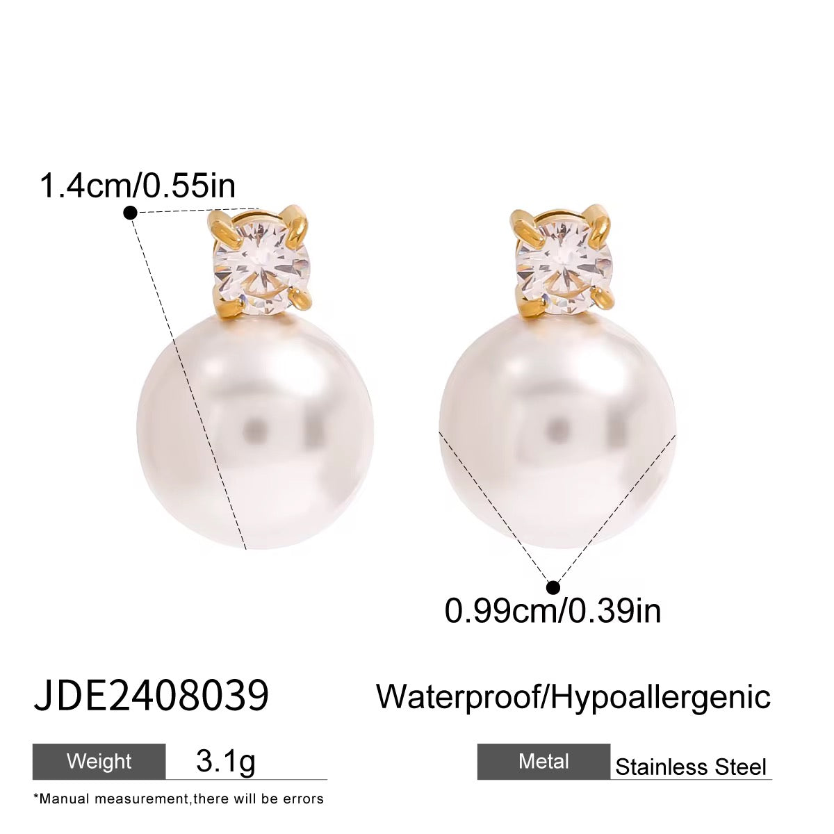 Classic Luxe Pearl Stud Earrings8