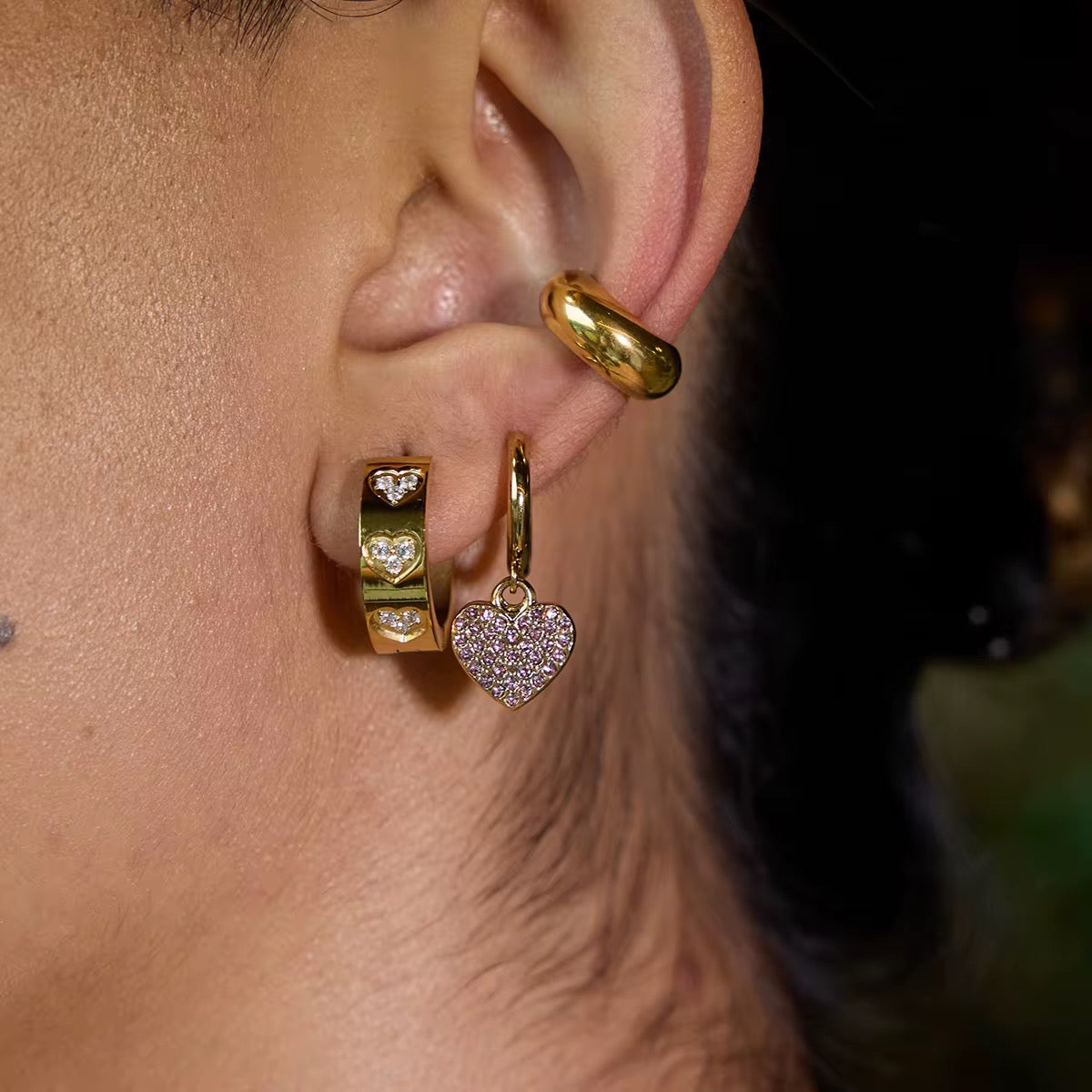 Kimaya Heart Earrings