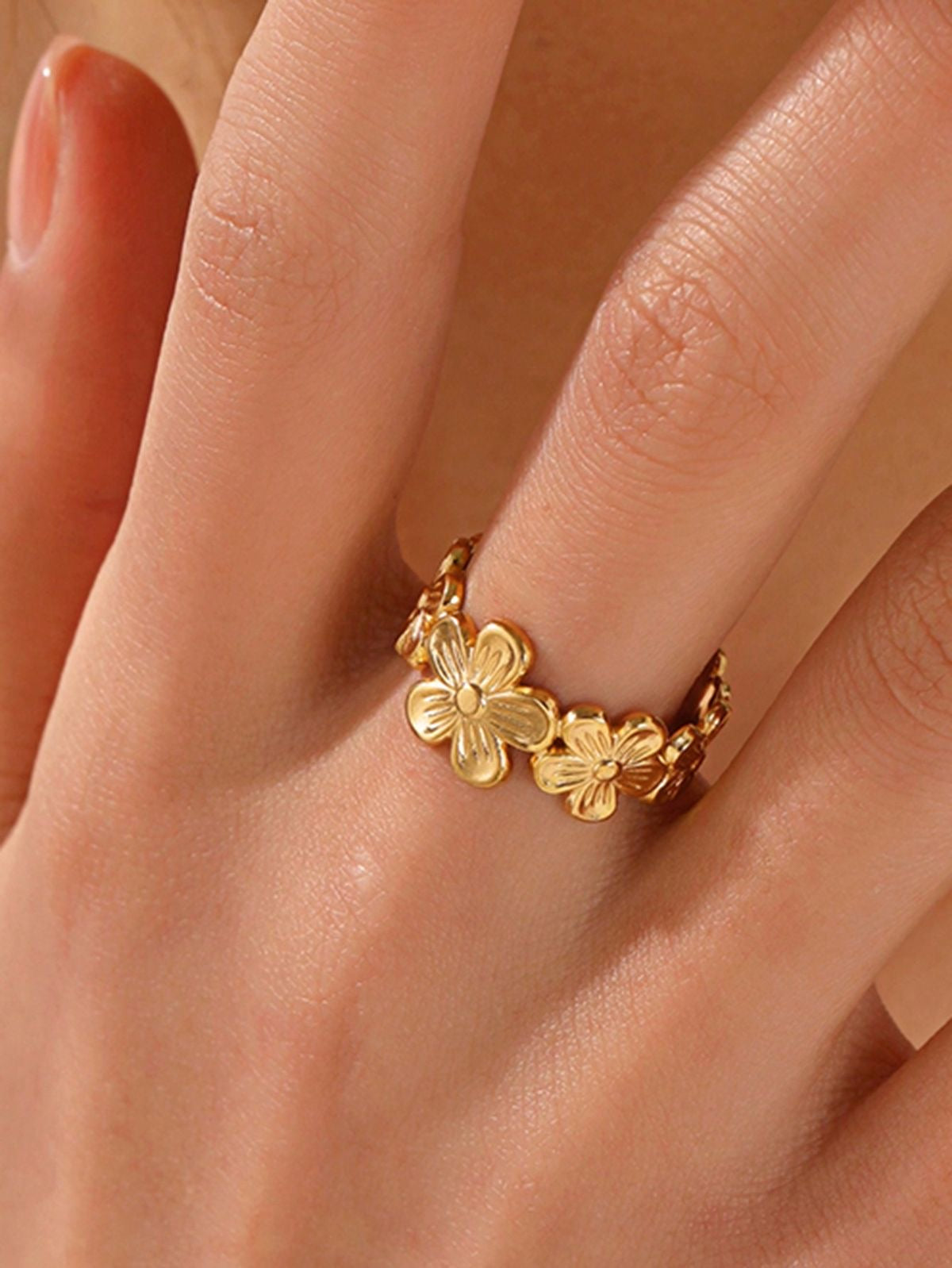 Bloom Daisy Gold Ring