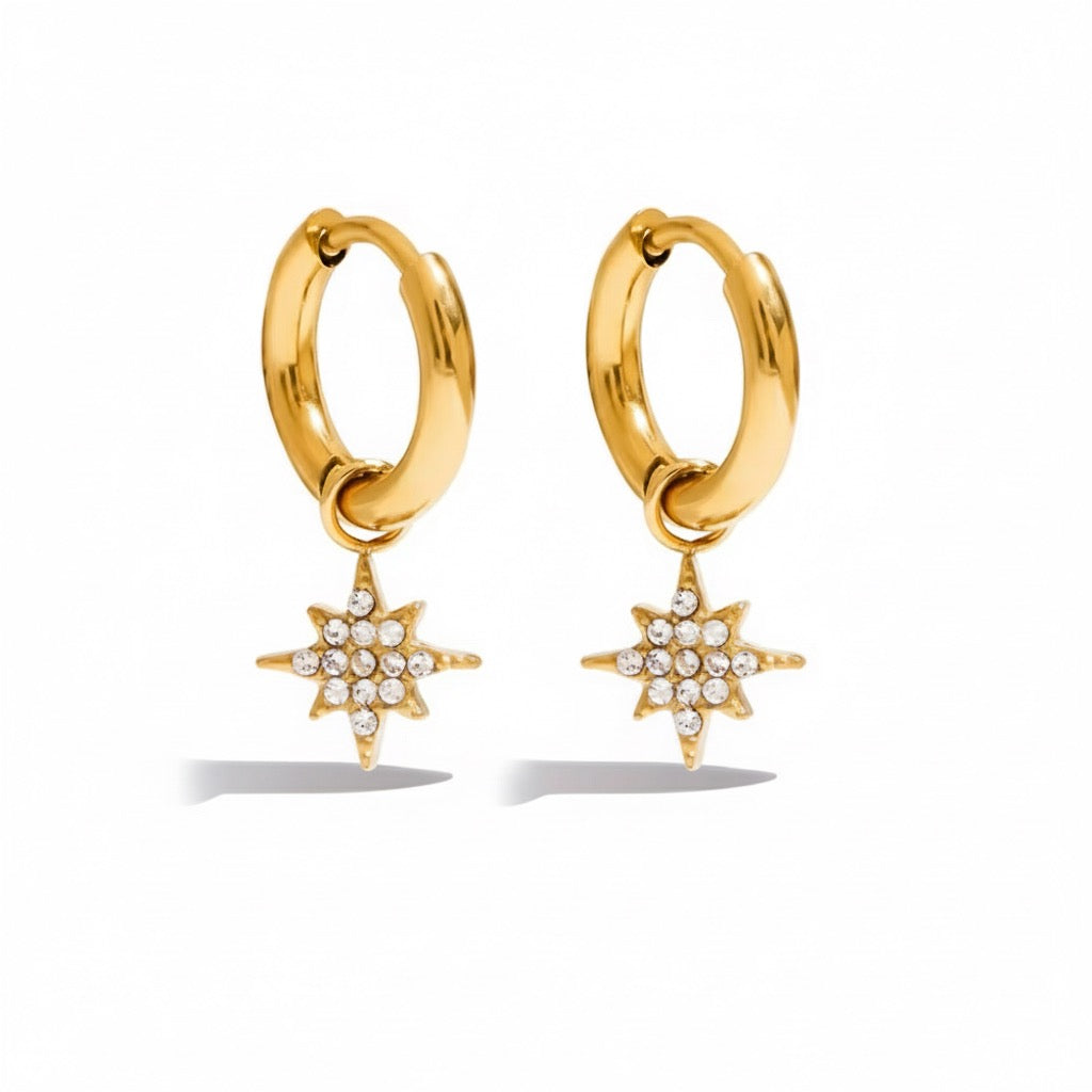 Stardust Glow Crystal Star Huggies