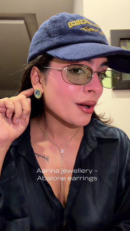 Abalone Stud Earrings