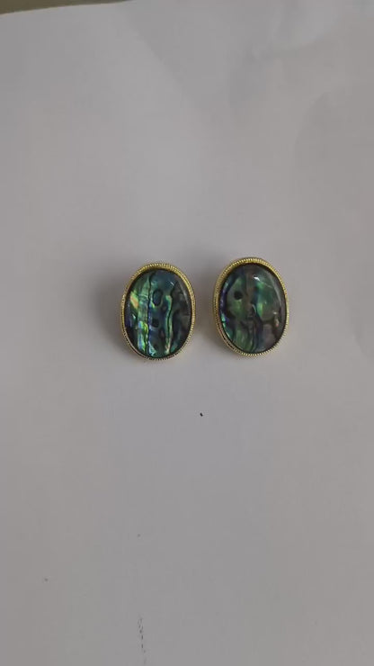 Abalone Stud Earrings